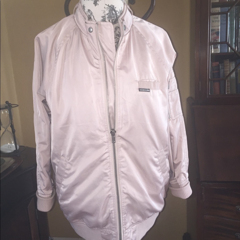 Members Only blush bomber  jacket